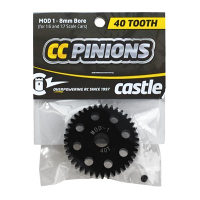 Pinion i Härdat Stål 40T - Mod 1 - 1,8mm hål