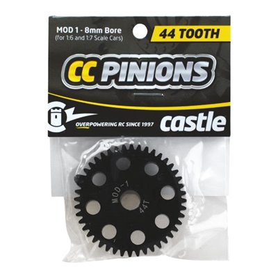 Pinion i Härdat Stål 44T - Mod 1 - 1,8mm hål