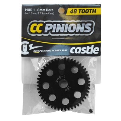 Pinion i Härdat Stål 48T - Mod 1 - 1,8mm hål