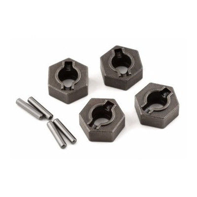 Traxxas 9069 - Hjulnav 12mm Stål Heavy Duty till Uppgradering 9080 6mm Axel 4 st