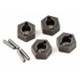 Traxxas 9069 - Hjulnav 12mm Stål Heavy Duty till Uppgradering 9080 6mm Axel 4 st