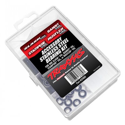 TRAXXAS 3788X Kullagersats Komplett Rostfritt 2WD VXL