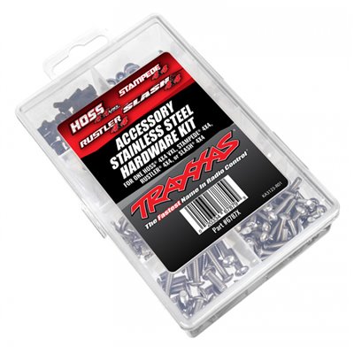 TRAXXAS 6787X Skruvsats Komplett Rostfritt 4x4