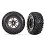 TRAXXAS 6964 Däckamp Fälg SCT OffroadSplit-Spoke Gray 2.8" 4WD TSM 2