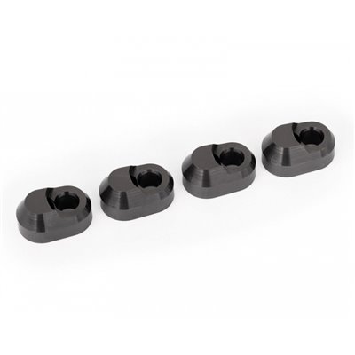 TRAXXAS 7743-GRAY Hållare Stötdämparaxel Alu Grå 4 X-Maxx XRT