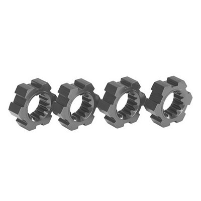 TRAXXAS 7756-GRAY Fälgnav Aluminium Grå 4 X-Maxx XRT