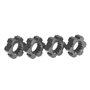 TRAXXAS 7756-GRAY Fälgnav Aluminium Grå 4 X-Maxx XRT