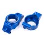 TRAXXAS 7832-BLUE Styrspindelhållare H+V Par Alu Blå X-Maxx XRT