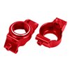 TRAXXAS 7832-RED Styrspindelhållare H+V Par Alu Röd X-Maxx XRT
