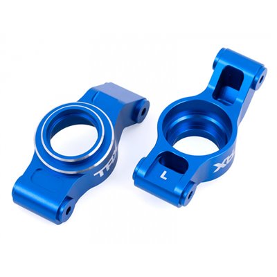 TRAXXAS 7852-BLUE Hjulkonsoll Bak H ampV Par Alu Blå X-Maxx XRT