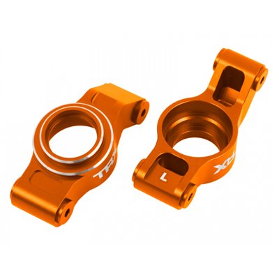 TRAXXAS 7852-ORNG Hjulkonsoll Bak H ampV Par Alu Orange X-Maxx XRT