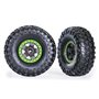 Däck & Fälg Canyon Trail/TRX-4 Svart 2.2" Grön (2)