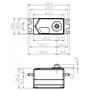 Servo HPS-CT701 Bil Lågprofil 30kg 0.07s S.BUS/HV