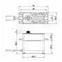 SV-1280SG Servo 50Kg 0.14s HV Alu Coreless Ståldrev