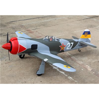 Yakovlev YAK-3 1575mm spänvidd 20cc utan landställ