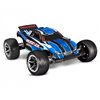 TRAXXAS 37054-8-BLUE Rustler 2WD 1 10 RTR TQ Blå USB Med Batteri Laddare