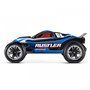 TRAXXAS 37054-8-BLUE Rustler 2WD 1 10 RTR TQ Blå USB Med Batteri Laddare