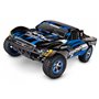 TRAXXAS 58034-8-BLUE Slash 2WD 1 10 RTR TQ Blå Clipless USB Med Batteri Laddare