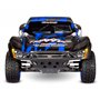 TRAXXAS 58034-8-BLUE Slash 2WD 1 10 RTR TQ Blå Clipless USB Med Batteri Laddare