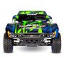 TRAXXAS 58034-8-GRN Slash 2WD 1 10 RTR TQ Grön Clipless USB Med Batteri Laddare