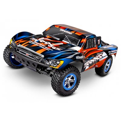 TRAXXAS 58034-8-ORNG Slash 2WD 1 10 RTR TQ Orange Clipless USB Med Batteri Laddare