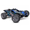 TRAXXAS 67164-4-BLUE Rustler 4x4 BL-2s 1 10 RTR TQ Blå