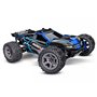 TRAXXAS 67164-4-BLUE Rustler 4x4 BL-2s 1 10 RTR TQ Blå