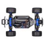 TRAXXAS 67164-4-BLUE Rustler 4x4 BL-2s 1 10 RTR TQ Blå