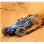TRAXXAS 67164-4-BLUE Rustler 4x4 BL-2s 1 10 RTR TQ Blå