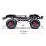 TRAXXAS 82044-4-FD TRX-4 Sport Crawler High Trail FD RTR Metallic Blå
