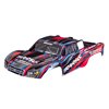 TRAXXAS 6932-RED Kaross Slash 4x4 Röd för Clipless Montering