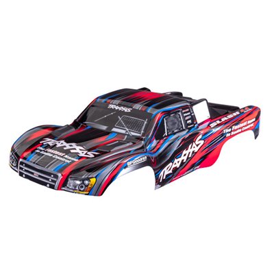 TRAXXAS 6932-RED Kaross Slash 4x4 Röd för Clipless Montering