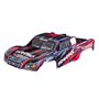 TRAXXAS 6932-RED Kaross Slash 4x4 Röd för Clipless Montering