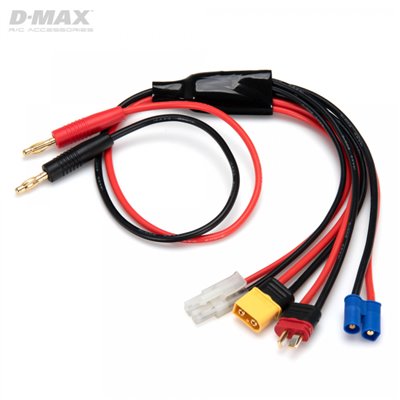 DYNOMAX B9707 Laddkabel Multi-Power med 4mm bananstift