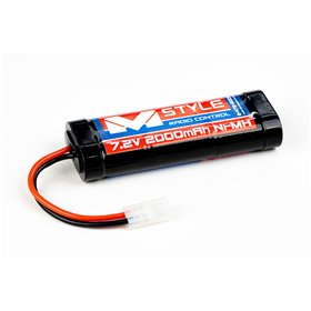 Mstyle NiMH Batteri 2000mAh 7.2V Stick Pack med Tamiya kontakt