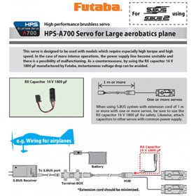 HPS-AA702 Flygservo lågprofil 49kg 0.075s HV/S.BUS2