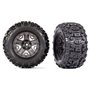 TRAXXAS 9072-GRAY Däck & Fälg Sledgehammer 2.8" TSM Grafitgrå 2st
