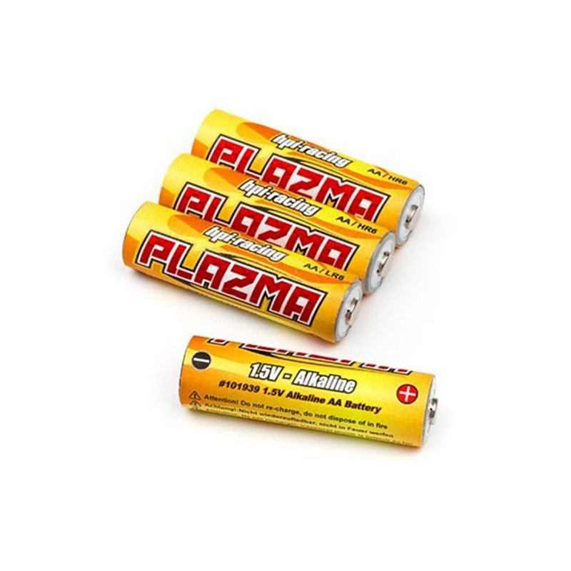 AA Batterier Alkaline Hpi Plazma 4-pack - RC Fordon