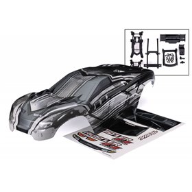 TRAXXAS 6740L Kaross Rustler 4x4 för Clipless ProGraphix