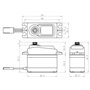 SAVÖX SAV-SC1258TGPLUS SC-1258TG Plus Servo 12Kg 0.08s Alu Coreless Titandrev*