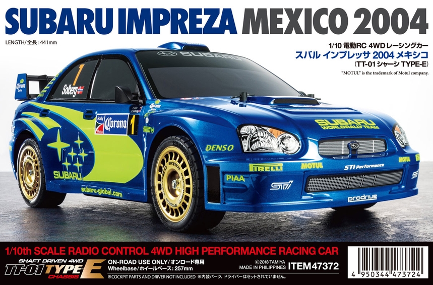 Tamiya Subaru Impreza Mexico 2004
