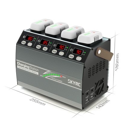 laddare skyrc phantom 4 4 st batterier