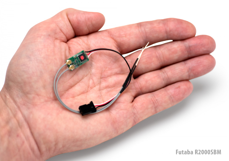 Futaba R2000SBM Mottagare Mikro Mottagare Srönare 2.4G S-FHSS FPV