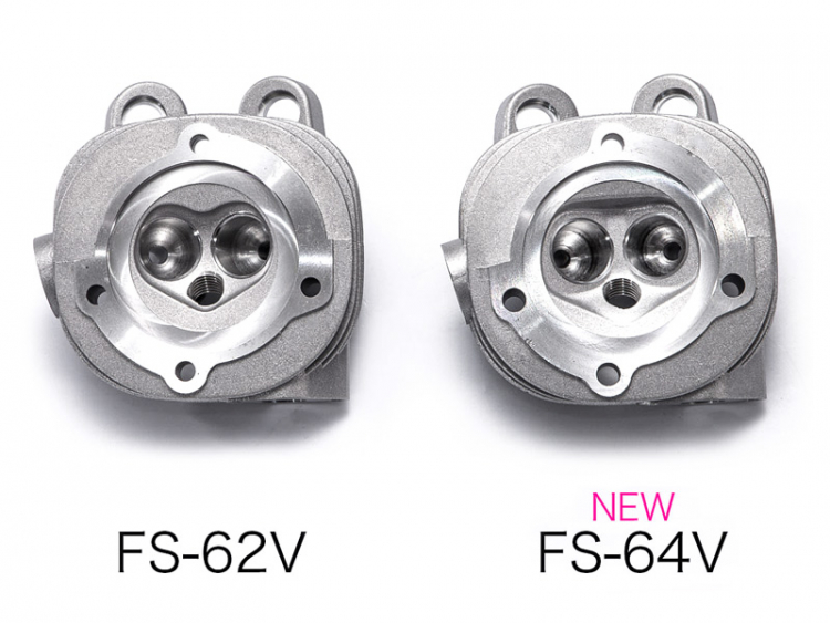 FS-64V 10.46cc 4-Takts Motor med Ljuddämpare ny cylinder