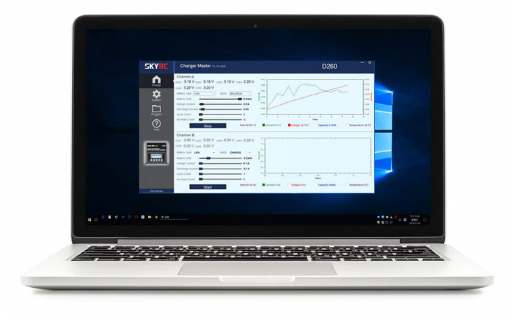 Multiladdare LiPO SKYRC D260 Duo 14A 240V 2x130W 4