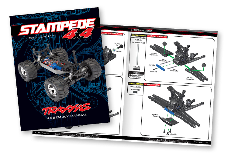 Traxxas Stampede Byggsats 4WD Byggsats 2